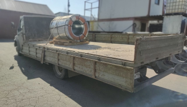 Верхняя разгрузка (в цеху с помощью кран-балки)