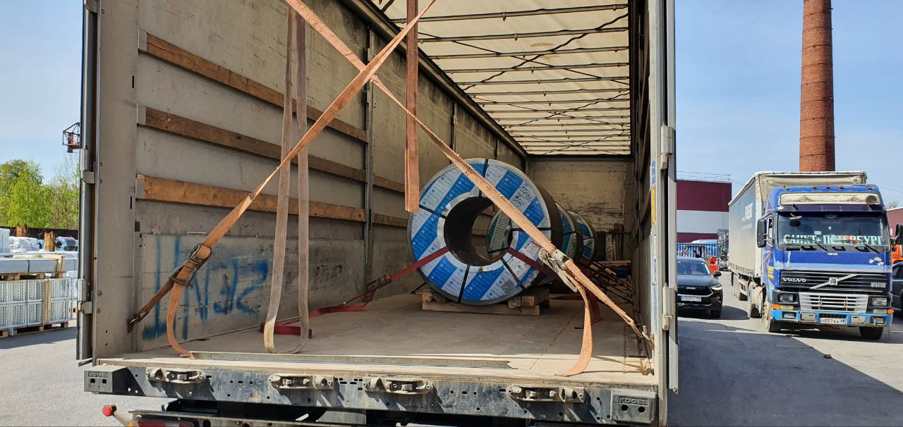 Верхняя разгрузка (в цеху с помощью кран-балки)