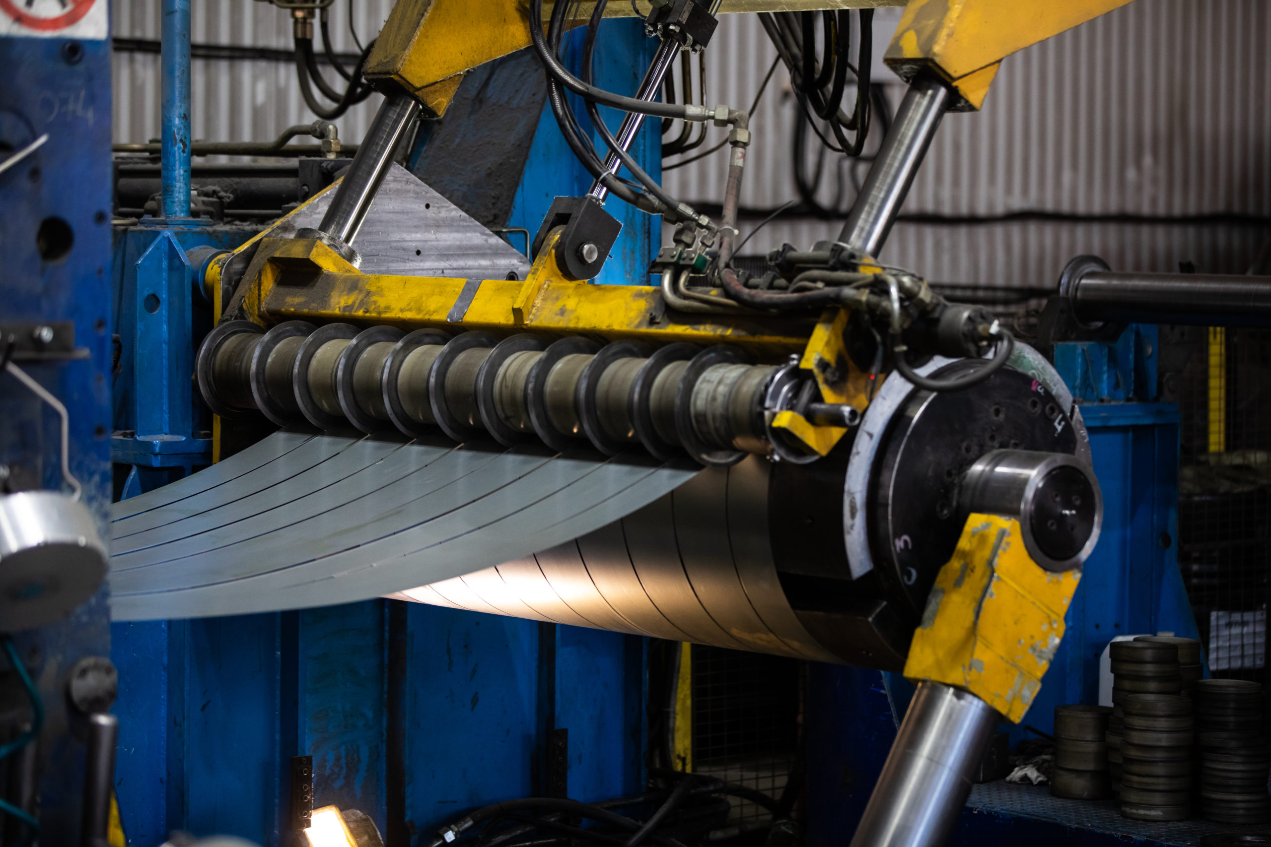 Линия продольной резкий ATHADER. Испания