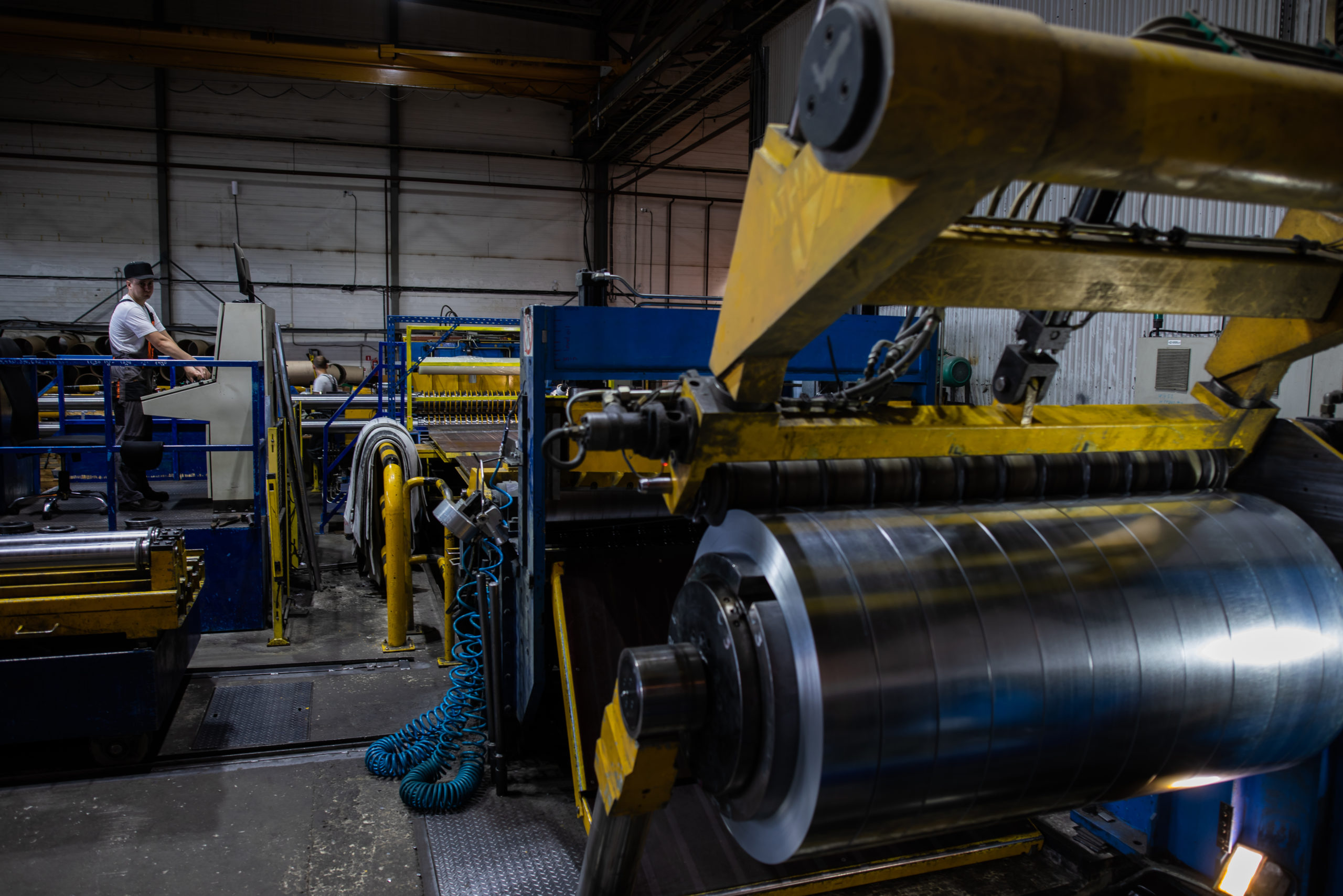 Линия продольной резкий ATHADER. Испания