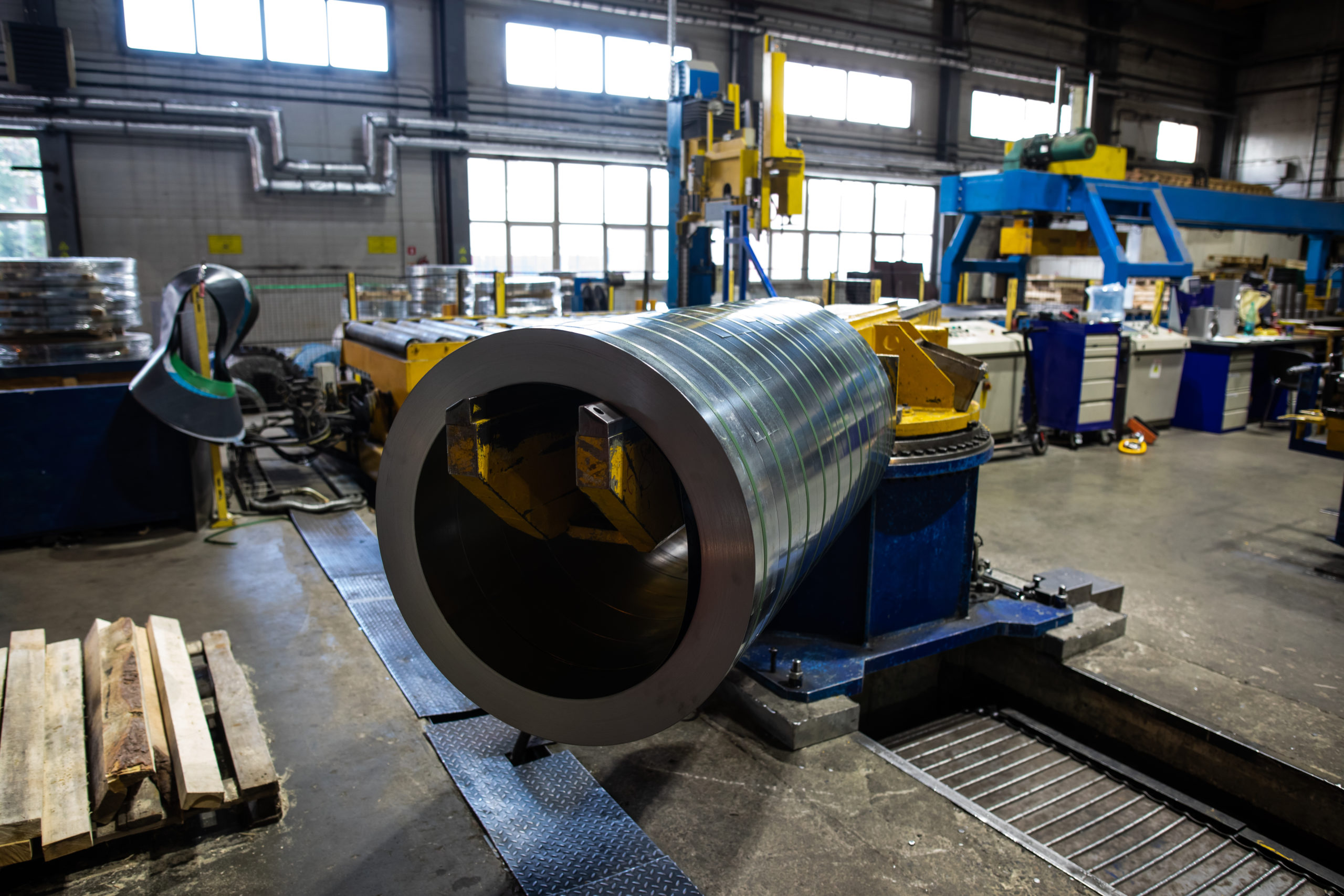 Линия продольной резкий ATHADER. Испания